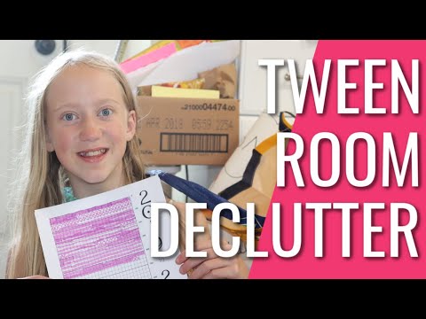 Tween Room Declutter - With Video Inspiration
