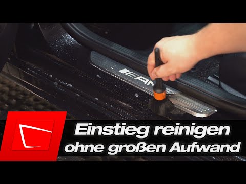 Auto Einstiegsleisten einfach und sicher reinigen - Einstieg reinigen mit APC geht auch zu Hause!