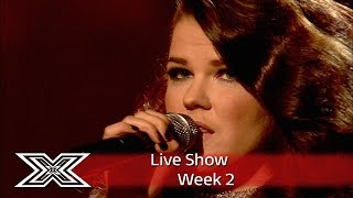 Saara fights for her place with Leona Lewis&#39; Run | Results Show | The X Factor UK 2016