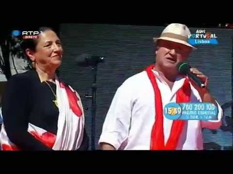 ISABEL SILVESTRE e ZÉ BARROS "Silvininha" em Lisboa na Feira das Tradições (RTP)