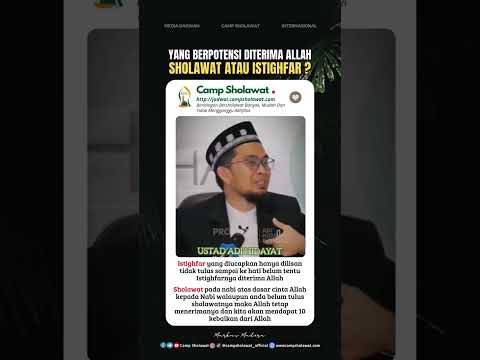 Thumbnail SHOLAWAT PASTI DI TERIMA – USTADZ ADI HIDAYAT
