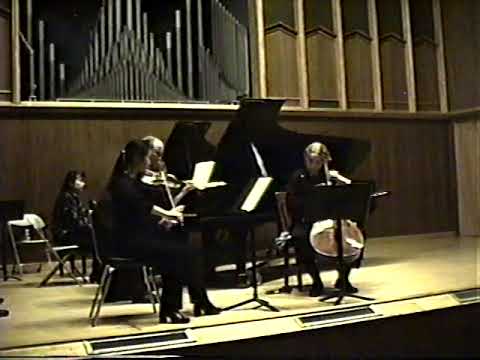 Menahem Pressler Masterclass - Mendelssohn: Trio No. 1 in D Minor, Op. 49  USC Trio /  (9/28/99)