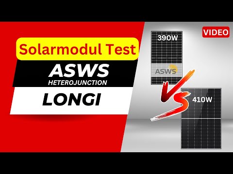 Solarmodul Test - 390W ASWS Heterojunction gegen 410W Longi