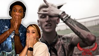FIRST TIME HEARING Machine Gun Kelly “Rap Devil” (Eminem Diss) REACTION | WHY DID THIS MAN DO THIS😂