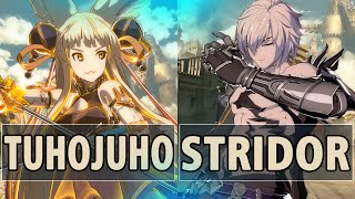 GBVSR:🔥Tuhojuho (Yuel) Vs STridor (Lucilius)🔥| High Level Gameplay.