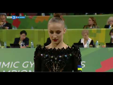 Polina Karika Hoop Qualification 27,950 - World Championships Sofia 2022