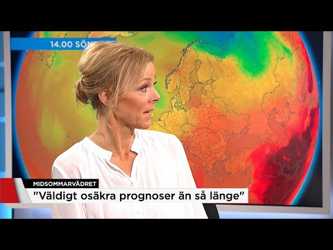 Så kan midsommarvädret bli - Nyheterna (TV4)