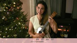 The Christmas Song (Chestnuts Roasting) Ukulele Play Along | Cozy Christmas Songs