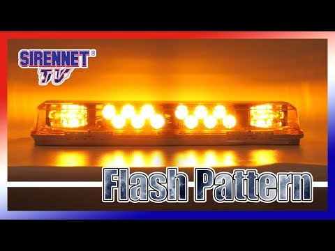 Flash Pattern: Whelen 16″ Century Series Mini Lightbar