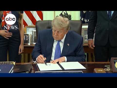 Trump signs executive order changing childhood vaccine schedule