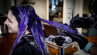 Purple and Lavender Hair Color Melt Tutorial - Featuring Brian Haire