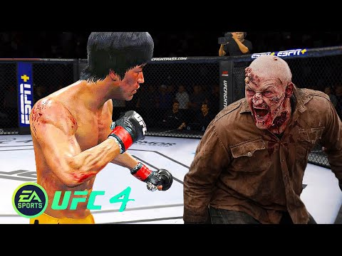 UFC4 Bruce Lee vs Kung Fu Zombie EA Sports UFC 4 PS5