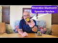 🎧 Wearable Bluetooth Speaker Review 🔊 | Hands-Free Calls + Water-Resistant!