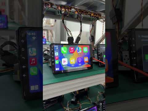 1 DIN Android Car Radio Aging Test | CarPlay Function Test #carradio  #carplay  #qualitytesting