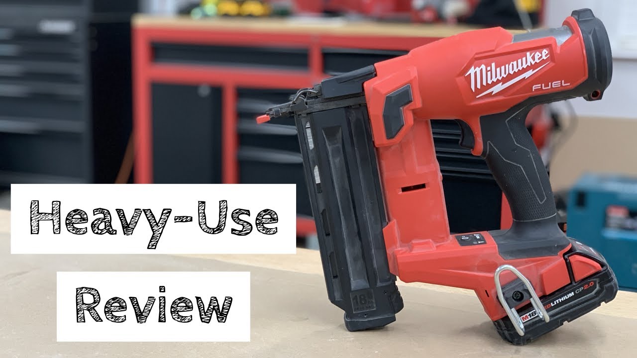 Watch video Review AFTER Heavy-use | Milwaukee 18 Gauge Brad Nailer (Gen 2) Now Review AFTER Heavy-use | Milwaukee 18 Gauge Brad Nailer (Gen 2)