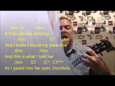 Honolulu Baby, Play along, tutorial, lesson, Hawaiian, Ukulele