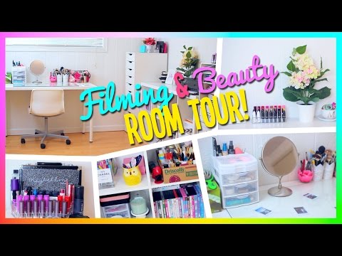 Filming & Beauty Room Tour!