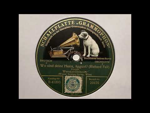 Wo sind deine Haare, August - Wenskat-Orchester (Reinhard Wenskat) - Grammophon 20470