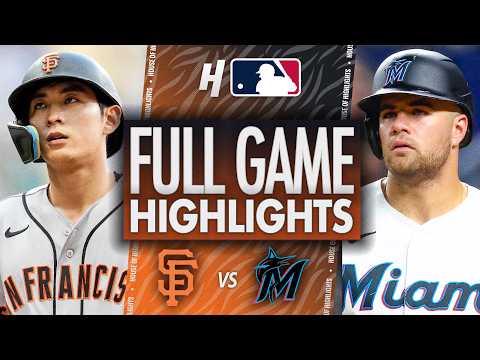 舊金山巨人 vs. 邁阿密馬林魚 - 2026/06/20 MLB 賽季完整比賽精華 🔥 (San Francisco Giants vs Miami Marlins - FULL GAME HIGHLIGHTS 🔥 June 20, 2026 MLB Season)