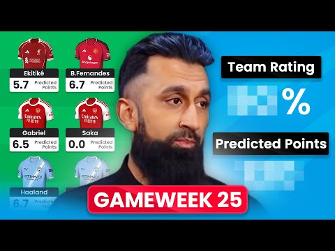 CAPTAIN BRUNO AGAIN! | FPL Salah's Gameweek 25 Team Reveal! | Fantasy Premier League 2025/26