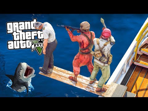 PIRATES ATTACK THE YACHT! - GTA 5 LSPDFR POLICE ITA 👮‍♀️