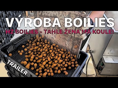VÝROBA BOILIES - TAHLE ŽENA MÁ KOULE! HZ BOILIES - Vyrábím boilies na Kapa Roller - ČESKÉ BOILIES!!!