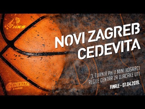 Novi Zagreb - Cedevita // III. turnir PH u mini košarci U11 // finale // 07.04.2019.