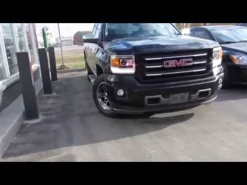 HILLYARD RIMS LIONS 2015 GMC SIERRA RIDING ON 18 INCH OFF ROAD RIMS AND BLIZZAK TIRES