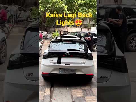 Modified Hyundai i20 2022 || Fully modified lights #100k #shorts #cars #hyundai