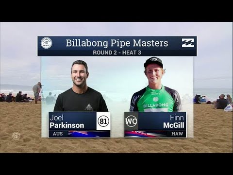 Joel Parkinson vs Finn McGill - Round Two, Heat 3 - 2016 Billabong Pipe Masters: