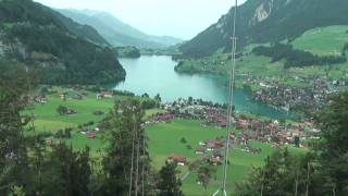 preview picture of video 'Schweiz - Lungernsee, Tretbootfahrt'