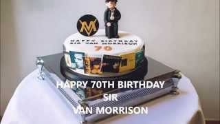 Sir Van Morrison 70th birthday celebration fan party