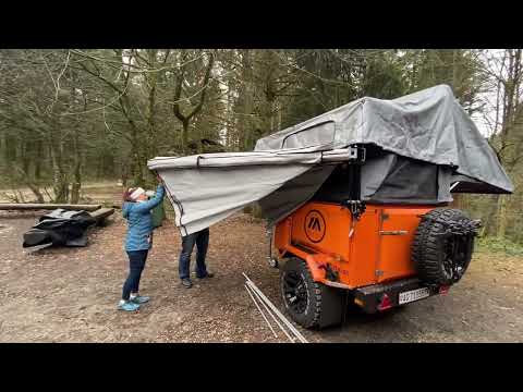 Aufbau Dachzelt & Markise