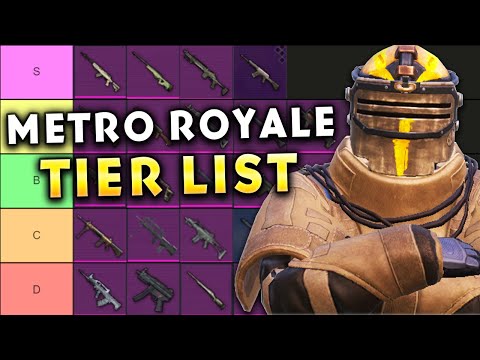 Metro Royale Pro Makes Weapons Tier List (PUBG MOBILE)