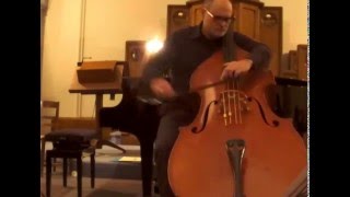 &quot;Chiaroscuro&quot; by Jean-Christophe Rosaz , Thierry Barbé double bass solo