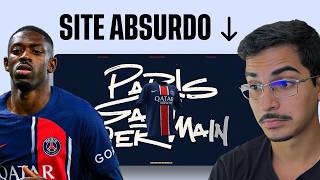 O SITE do DEMBÉLÉ é INSANO