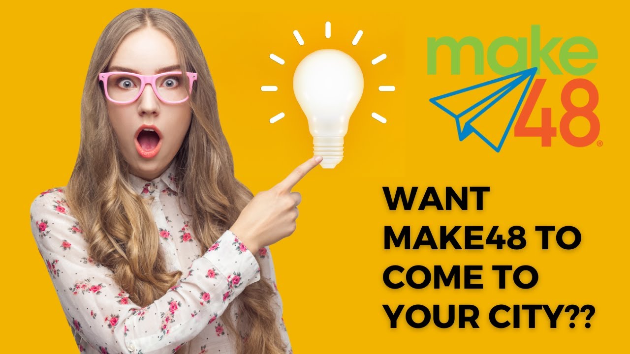 Innovation: We're coming to your city  -  Make48 City Events