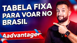 COMO FUNCIONA A TABELA FIXA DA AADVANTAGE PRA VOAR NO BRASIL