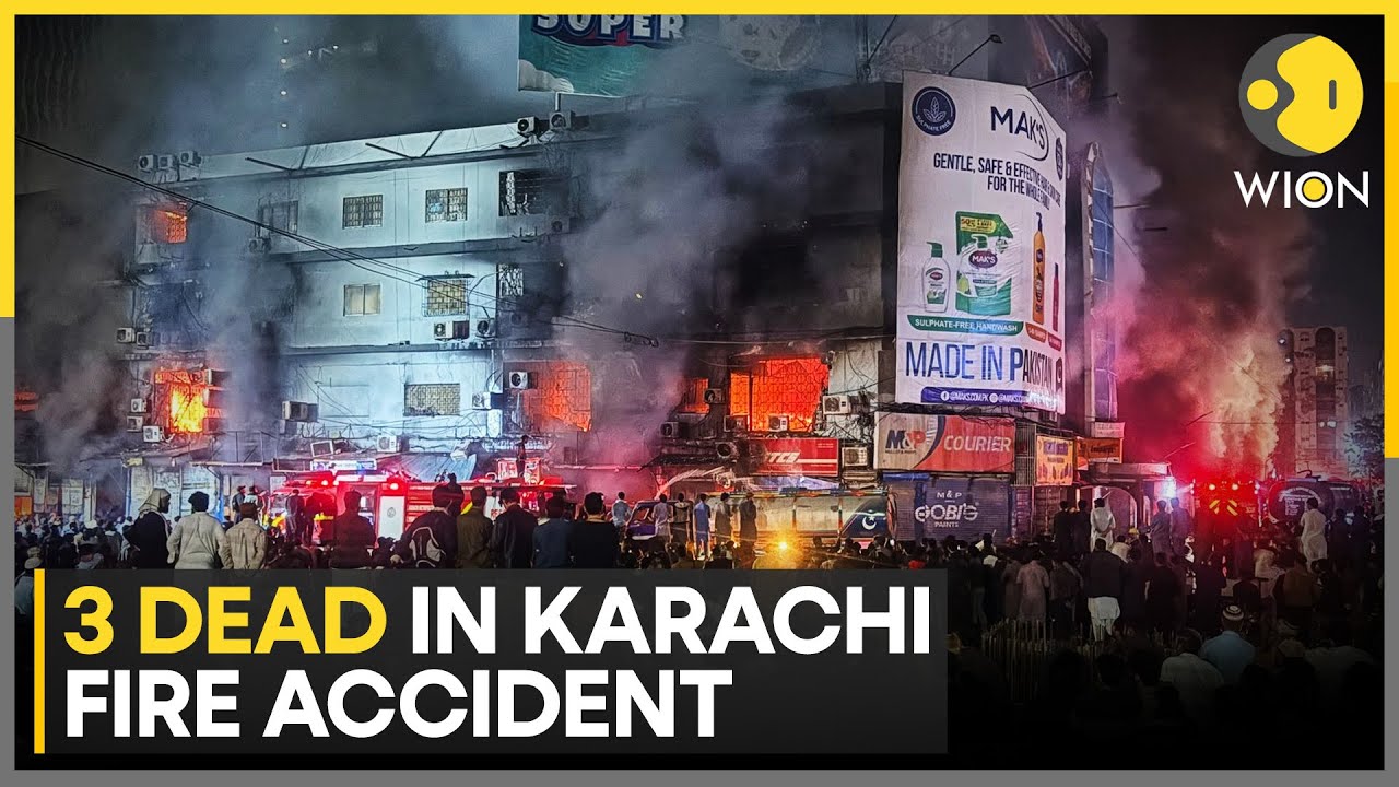 Karachi Gul Plaza Fire: Death Toll Rises Over 3 as Firefighting Continues | WION