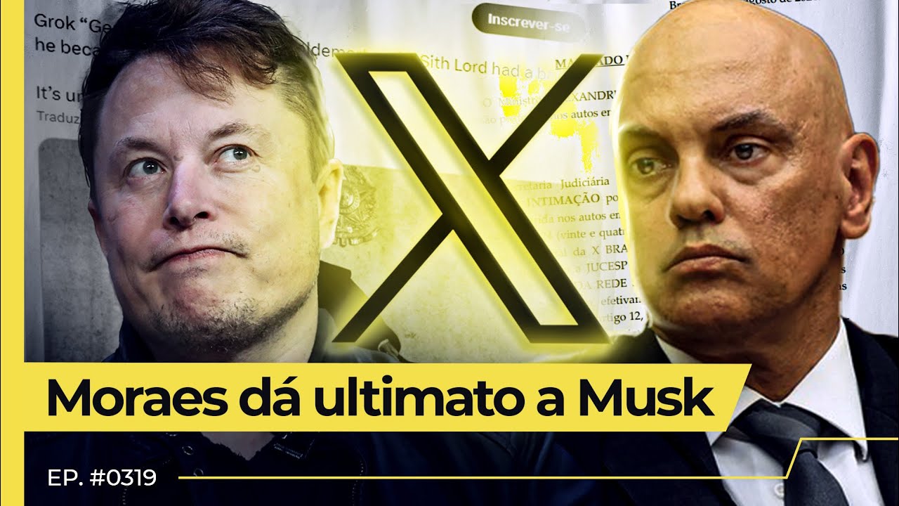 MINISTRO DO STF AMEAÇA SUSPENDER X; MUSK IRONIZA - FLOW NEWS - #319 #FN
