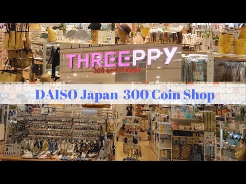THREEPPY DAISO JAPAN- 300 Yen shop