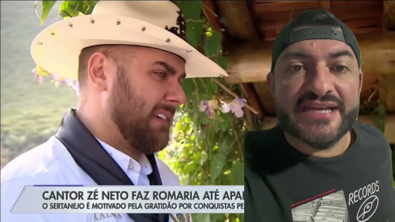 Cantor Zé Neto faz romaria até Aparecida e presta homenagem ao João Carreiro