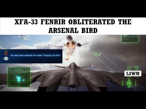 XFA-33 FENRIR B - Ace combat 7 total destruction of the ARSENAL BIRD