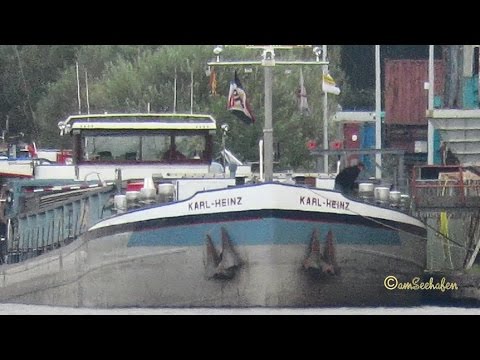 GMS KARL-HEINZ DB5277 MMSI 211469650 Emden riverbarge Binnenschiff BJ 1942