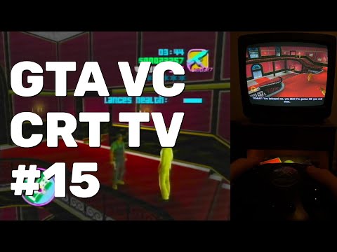 Grand Theft Auto: Vice City Walkthrough Part 15 (OG Xbox CRT TV)