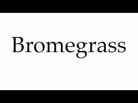 How to Pronounce Bromegrass