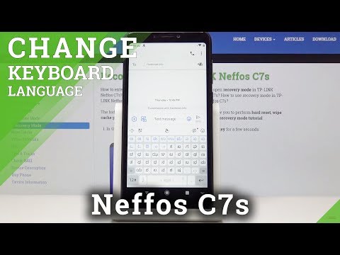 How to Change Keyboard Language in TP-LINK Neffos C7s - Keyboard Settings