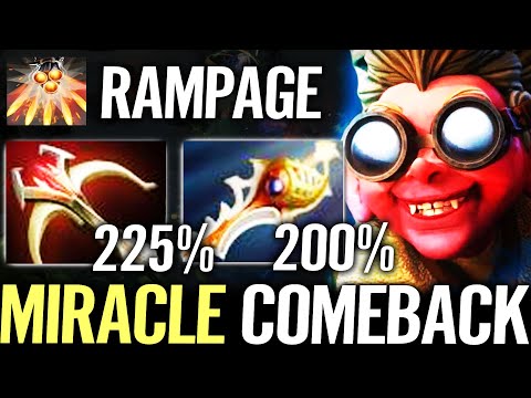 🔥 MIRACLE Snapfire MID 20.000 GOLD Comeback — RAMPAGE 1Carry5 Daedalus + Rapier Dota 2 Pro
