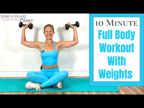 10 Minute Full Body Workout with Weights - For all levels!