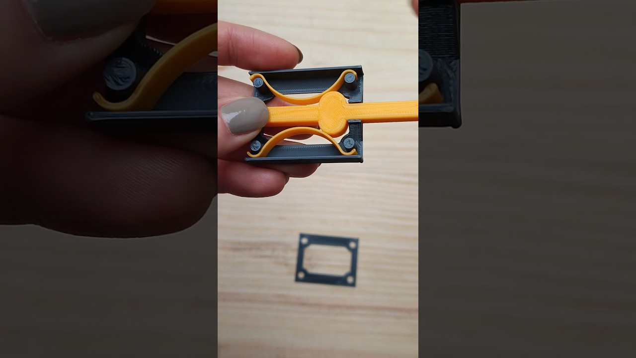 3D Printed Linear Snap Action Mechanism #3dprinting #3dprinted